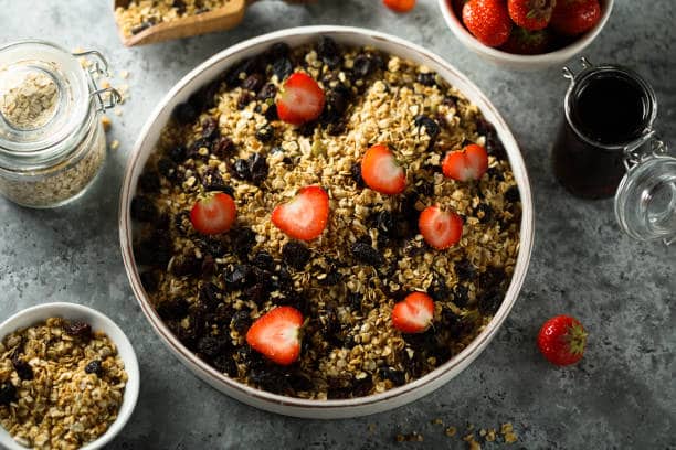 قیمت خرید گرانولا زغال‌اخته پروتئینی + فروش ویژه